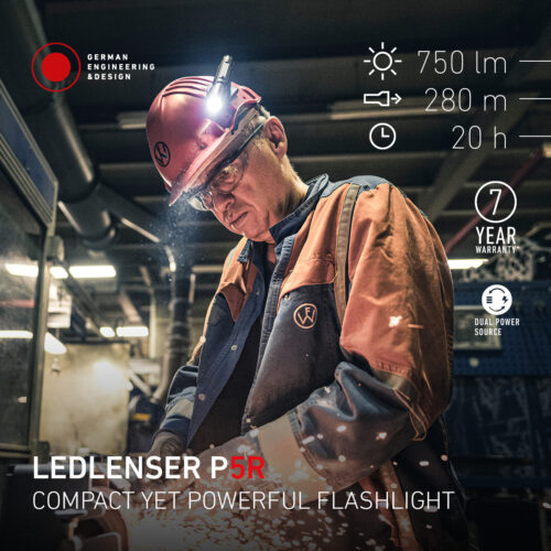 Ledlenser P5R Rechargeable Hand Torch