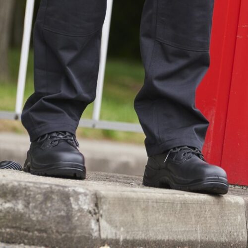 Rock Fall Austin Black Leather Formal Lace-Up Shoe (PM4004)