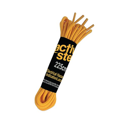 Rock Fall Electrical Hazard Activ-Step Yellow Laces (10 Pack) (ASYL225)