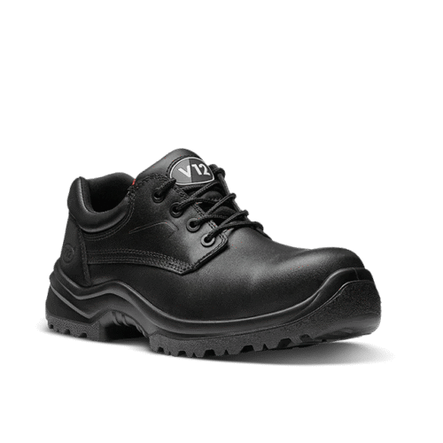 V12 Footwear Oxen Black Safety Shoe (V6411)
